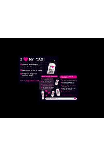 Pre and Post Tan Information leaflets & appointment cards