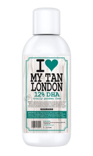 1 LITRE UNSCENTED SPRAY TAN SOLUTION IN 12% 