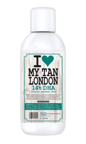 1 LITRE UNSCENTED SPRAY TAN SOLUTION IN 14%